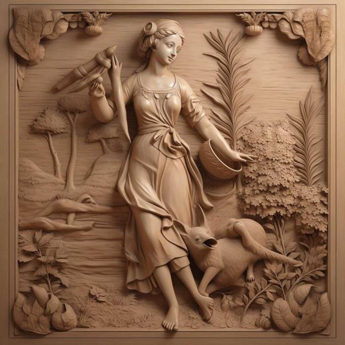 نموذج ثلاثي الأبعاد لآلة CNC 3D Art 